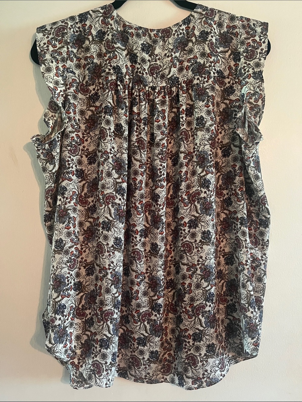 LOFT Ruffle Sleeve Blouse - Picture 4 of 5